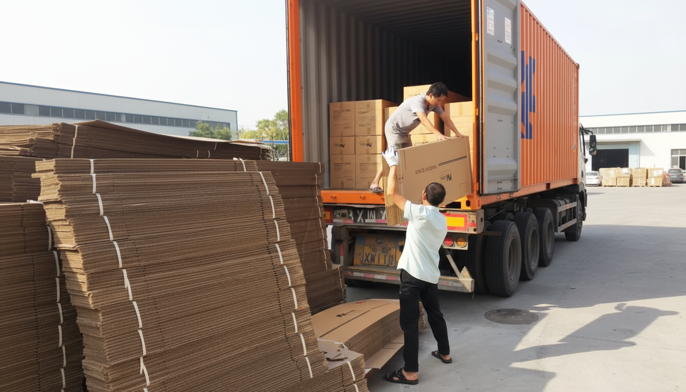 Our projects loading container